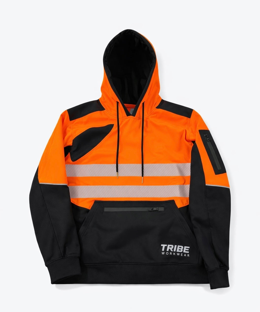 Tribe Waterproof High Visibility Work Hoodie