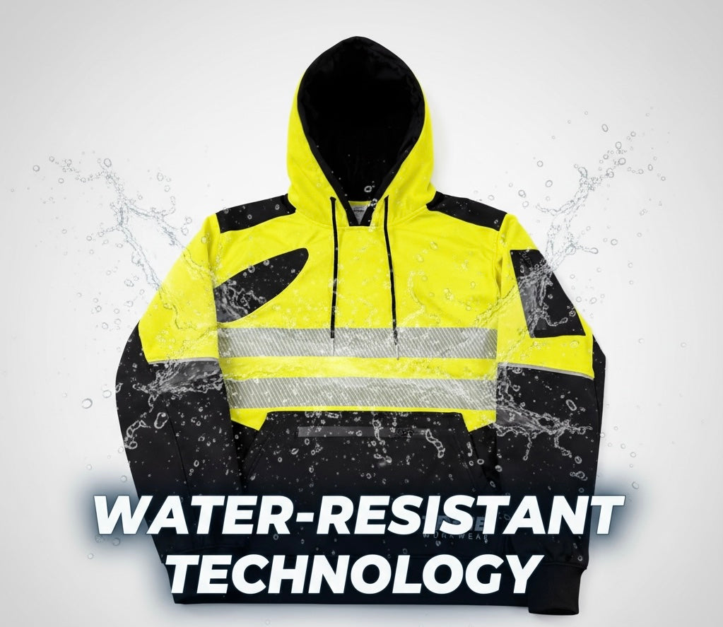 Tribe Water-Resistant Reflective Work Hoodie